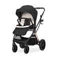 Passeggino GLORY 2in1 con cesta per neonato BLACK